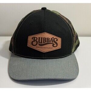 BUBBA's Seafood Restaurant Virginia‎ Beach Cap Hat Camouflage Outdoor Cap